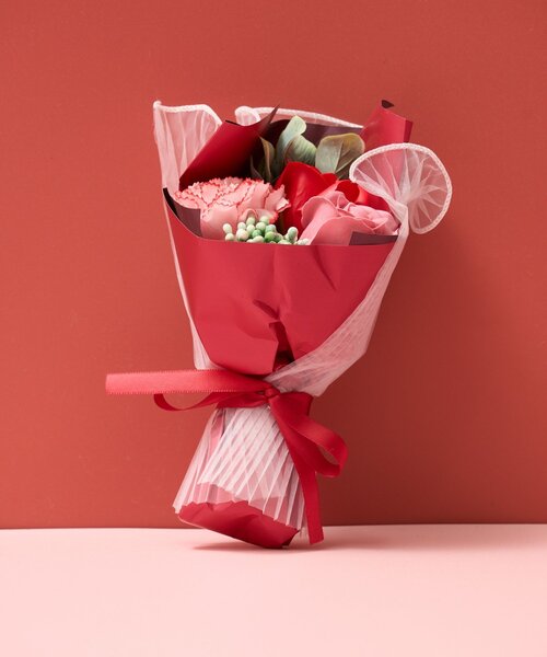 BIRTHDAY BAR(バースデイバー)の「Soap Flower Bouquet ソープフラワーブーケ(インテリア雑貨・レディース・レッド/ピンク・0)」の2枚目の写真