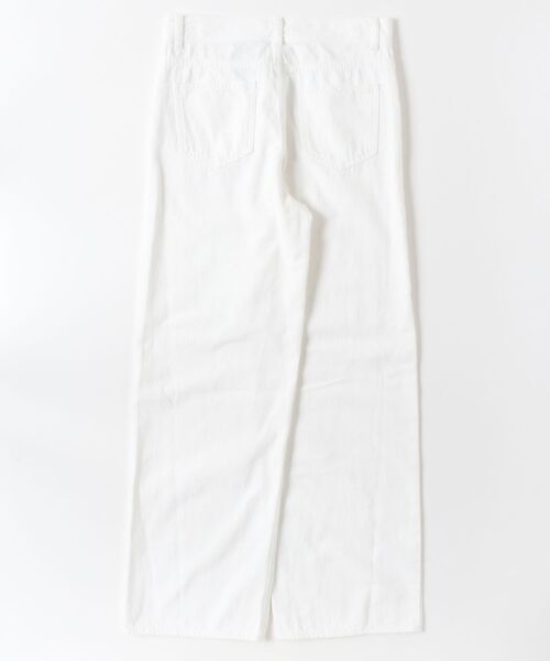 DOUBLE STANDARD CLOTHING(ダブルスタンダードクロージング)の「12oz ワイドホワイトデニムパンツ(デニムパンツ・レディース・オフホワイト・34/36/38)」の2枚目の写真