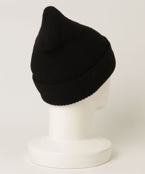 MANASTASH(マナスタッシュ)の「MANASTASH/マナスタッシュ 90's EMB LOGO BEANIE エンブロイダリーロゴビーニー/二ットキャップ(キャップ・メンズ・ブラック/オリーブ系・F)」の3枚目の写真