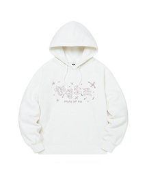 CLOUDY OFF OVER FIT HOODIE (3color)