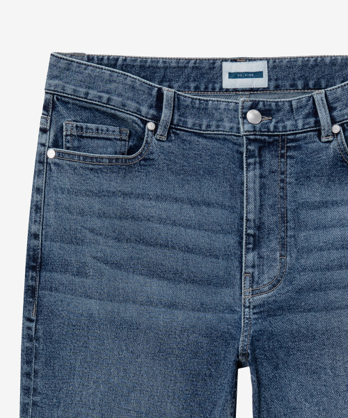 MINDBRIDGE(マインドブリッジ)の「ストレートミディアムブルーデニムパンツ_DI(デニムパンツ・メンズ・ダークインディゴブルー・29/30/31/32/33/34/36)」の7枚目の写真