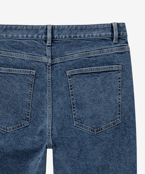 MINDBRIDGE(マインドブリッジ)の「ストレートミディアムブルーデニムパンツ_DI(デニムパンツ・メンズ・ダークインディゴブルー・29/30/31/32/33/34/36)」の8枚目の写真