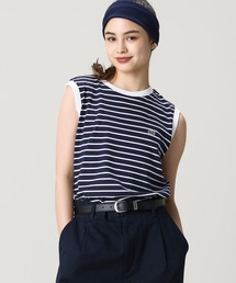 ノースリーブボーダーTシャツ
