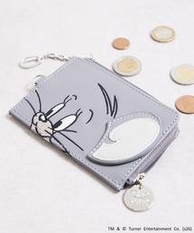TOM&JERRY（トムアンドジェリー）の「FLAPPER フラッパー:トムとジェリー モノトーンフェイス　フラグメントケース　コンパクト財布（財布）」