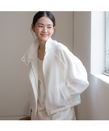 TILL I DIE（ティルアイダイ）の「Stripe bomber jumper [TISU05JP01]_Ivory（その他アウター）」