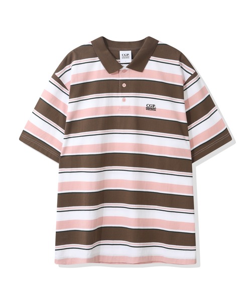 codegraphy（コードグラフィー）の「Multi-Striped Collared Shirt CBFUUTS012（シャツ/ブラウス・メンズ・ブラウン/ダークネイビー・SMALL/MEDIUM/LARGE）」の5枚目の写真