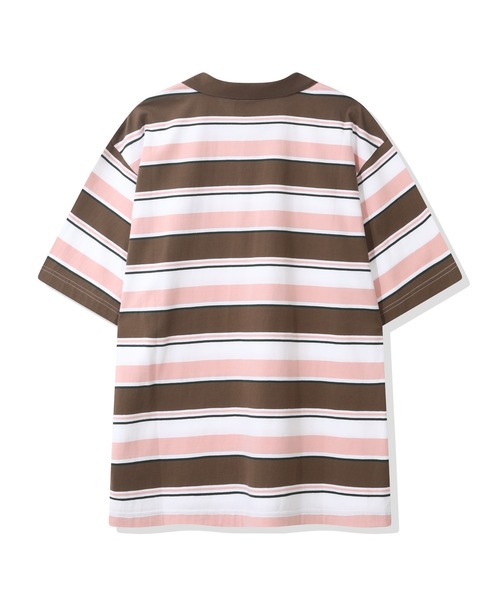 codegraphy（コードグラフィー）の「Multi-Striped Collared Shirt CBFUUTS012（シャツ/ブラウス・メンズ・ブラウン/ダークネイビー・SMALL/MEDIUM/LARGE）」の13枚目の写真