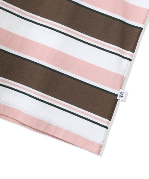 codegraphy（コードグラフィー）の「Multi-Striped Collared Shirt CBFUUTS012（シャツ/ブラウス・メンズ・ブラウン/ダークネイビー・SMALL/MEDIUM/LARGE）」の14枚目の写真