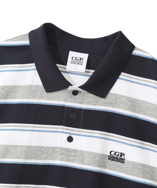 codegraphy（コードグラフィー）の「Multi-Striped Collared Shirt CBFUUTS012（シャツ/ブラウス・メンズ・ブラウン/ダークネイビー・SMALL/MEDIUM/LARGE）」の11枚目の写真