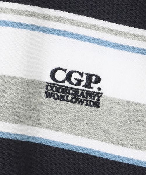 codegraphy（コードグラフィー）の「Multi-Striped Collared Shirt CBFUUTS012（シャツ/ブラウス・メンズ・ブラウン/ダークネイビー・SMALL/MEDIUM/LARGE）」の10枚目の写真