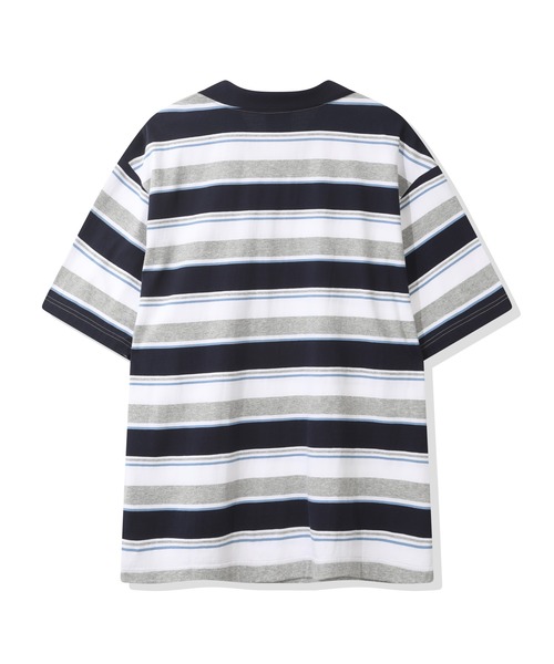 codegraphy（コードグラフィー）の「Multi-Striped Collared Shirt CBFUUTS012（シャツ/ブラウス・メンズ・ブラウン/ダークネイビー・SMALL/MEDIUM/LARGE）」の8枚目の写真
