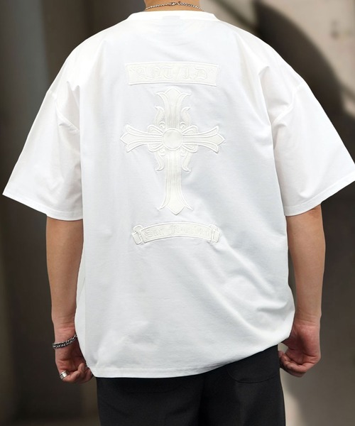 Burner(バーナー)の「【GROOVY STORE】ヴィンテージライクデザイン ストレッチオーバーサイズT(Tシャツ/カットソー・メンズ・ホワイト/ライトブラック/スミクロ/ホワイト系その他2/ブラック/ブラック系その他2・M/L/LL)」の3枚目の写真