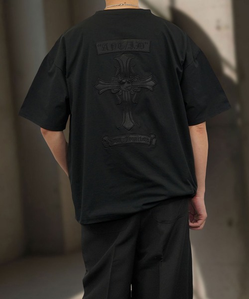 Burner(バーナー)の「【GROOVY STORE】ヴィンテージライクデザイン ストレッチオーバーサイズT(Tシャツ/カットソー・メンズ・ホワイト/ライトブラック/スミクロ/ホワイト系その他2/ブラック/ブラック系その他2・M/L/LL)」の6枚目の写真