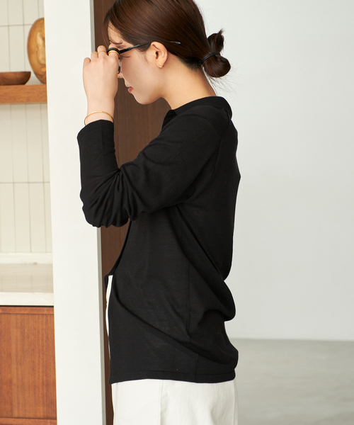 plage（プラージュ）の「《追加》sheer skipper ニット（ニット/セーター・レディース・ブラウン/ブラック/ホワイト・FREE）」の13枚目の写真