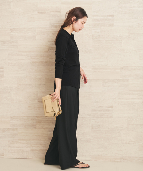 plage（プラージュ）の「《追加》sheer skipper ニット（ニット/セーター・レディース・ブラウン/ブラック/ホワイト・FREE）」の16枚目の写真