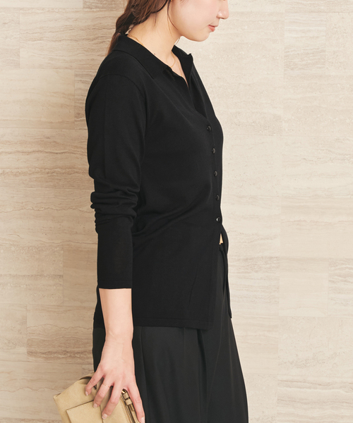 plage（プラージュ）の「《追加》sheer skipper ニット（ニット/セーター・レディース・ブラウン/ブラック/ホワイト・FREE）」の20枚目の写真