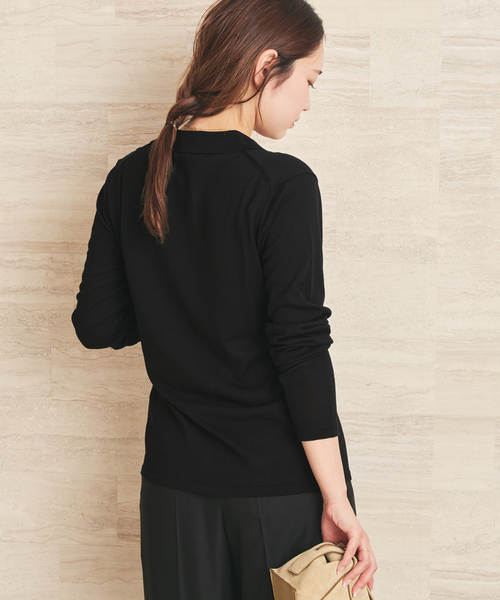 plage（プラージュ）の「《追加》sheer skipper ニット（ニット/セーター・レディース・ブラウン/ブラック/ホワイト・FREE）」の21枚目の写真