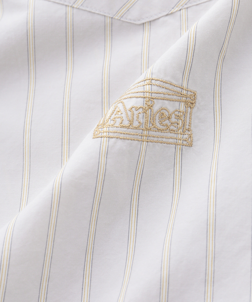 ARIES(アリーズ)の「ARIES / アリーズ POPLIN STRIPE WESTERN SHIRT(シャツ/ブラウス・レディース・ベージュ・X-SMALL)」の8枚目の写真