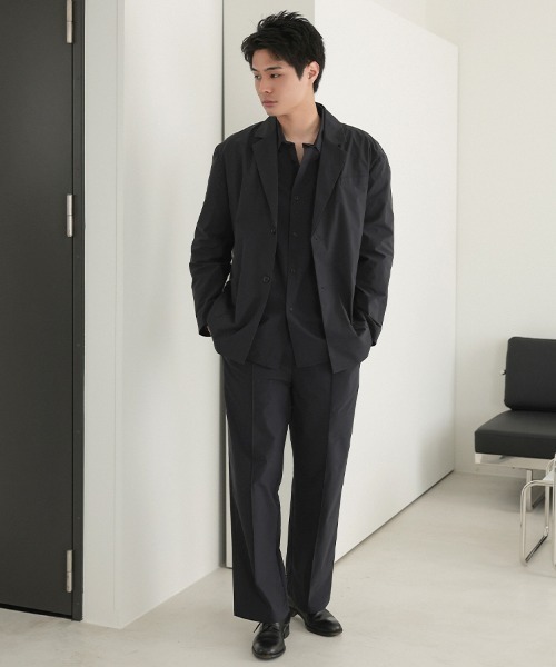 STYLISE（スタイライズ）の「【NARIWAI.】Tech Comfort shirt リラックスフィット リラックス ビジネス タウンユース スポーツ カジュアル ストレスフリー 撥水 UVカット 接触冷感 防シワ（シャツ/ブラウス・メンズ・ブラック/ブルー/ホワイト・M/L）」の16枚目の写真