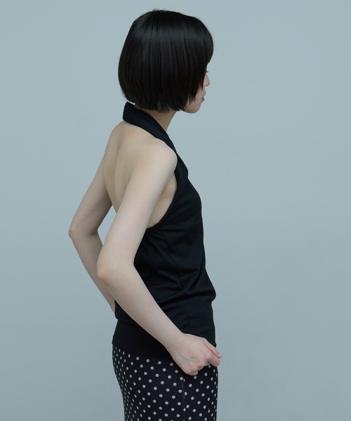 leimn(レイムン)の「カップ付きホルターネックトップス(その他トップス・レディース・バーガンディー/ピンク/ブラック/ブラウン・FREE)」の6枚目の写真