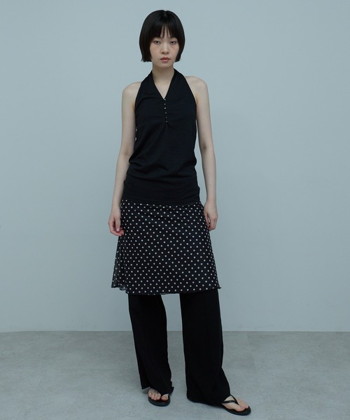 leimn(レイムン)の「カップ付きホルターネックトップス(その他トップス・レディース・バーガンディー/ピンク/ブラック/ブラウン・FREE)」の10枚目の写真