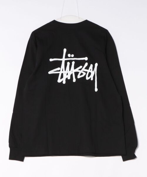 STUSSY（ステューシー）の「【STUSSY】ステューシー BASIC LOGO LONG SLEEVE ロゴ ロングスリーブ 長袖 Tシャツ / 1995000（Tシャツ/カットソー・レディース・ホワイト/ブラック・MEDIUM/LARGE/X-LARGE）」の2枚目の写真
