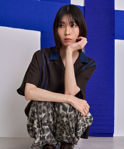 Nora Lily（ノラリリー）の「【Nora Lily】Camo Tuck Balloon Barrel Pants（その他パンツ・メンズ・カーキ/グレー・FREE）」の12枚目の写真