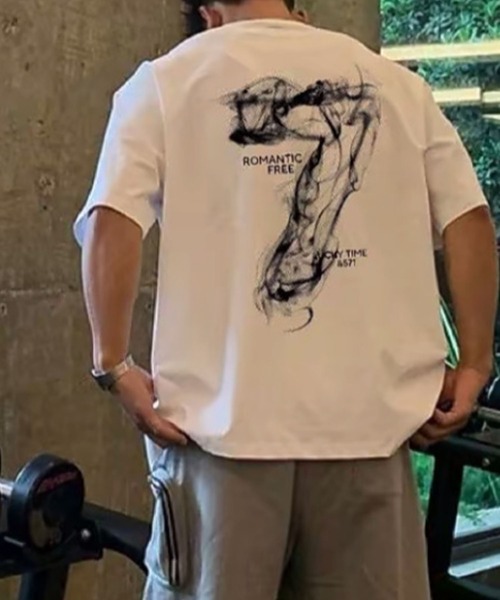 GLAMOROUS JANE(グラマラスジェーン)の「アートプリントTシャツ(Tシャツ/カットソー・メンズ・ブラック/ホワイト・S/M/L)」の6枚目の写真
