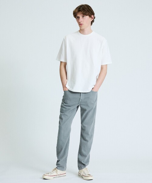 YANUK（ヤヌーク）の「【YANUK / ヤヌーク】 RESORT PHILIP DENIM PANTS / リゾートフィリップデニムパンツ / テーパード（デニムパンツ・メンズ・ホワイト/グレー・M/S/XL/L）」の20枚目の写真