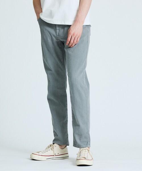 YANUK（ヤヌーク）の「【YANUK / ヤヌーク】 RESORT PHILIP DENIM PANTS / リゾートフィリップデニムパンツ / テーパード（デニムパンツ・メンズ・ホワイト/グレー・M/S/XL/L）」の21枚目の写真