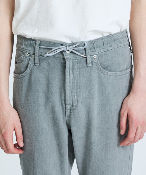 YANUK（ヤヌーク）の「【YANUK / ヤヌーク】 RESORT PHILIP DENIM PANTS / リゾートフィリップデニムパンツ / テーパード（デニムパンツ・メンズ・ホワイト/グレー・M/S/XL/L）」の7枚目の写真