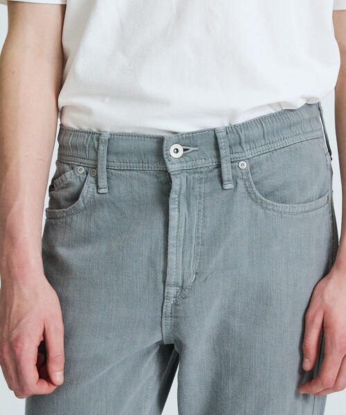 YANUK（ヤヌーク）の「【YANUK / ヤヌーク】 RESORT PHILIP DENIM PANTS / リゾートフィリップデニムパンツ / テーパード（デニムパンツ・メンズ・ホワイト/グレー・M/S/XL/L）」の8枚目の写真