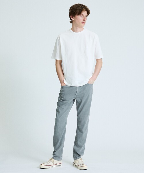 YANUK（ヤヌーク）の「【YANUK / ヤヌーク】 RESORT PHILIP DENIM PANTS / リゾートフィリップデニムパンツ / テーパード（デニムパンツ・メンズ・ホワイト/グレー・M/S/XL/L）」の10枚目の写真