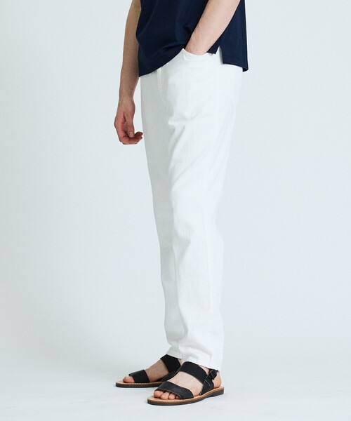 YANUK（ヤヌーク）の「【YANUK / ヤヌーク】 RESORT PHILIP DENIM PANTS / リゾートフィリップデニムパンツ / テーパード（デニムパンツ・メンズ・ホワイト/グレー・M/S/XL/L）」の13枚目の写真