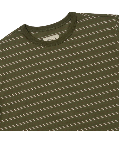 sortie(ソルティ)の「VTG Stripe T-Shirts (Khaki)(Tシャツ/カットソー・メンズ・その他・MEDIUM/LARGE/X-LARGE)」の3枚目の写真