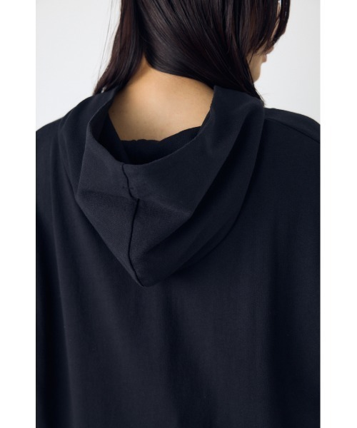 AZUL by moussy(アズールバイマウジー)の「タックスリーブノースリーブパーカー(パーカー・レディース・オフホワイト/杢グレー/ブラック/ライトカーキ・FREE)」の10枚目の写真