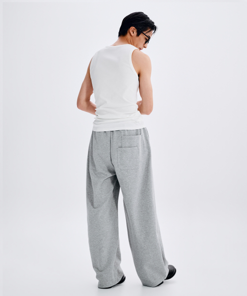 TAKEASY(テイクイージー)の「デュアルポケットワイドスウェットパンツ(メランジグレー)(スウェットパンツ・メンズ・その他・SMALL/MEDIUM/LARGE)」の9枚目の写真