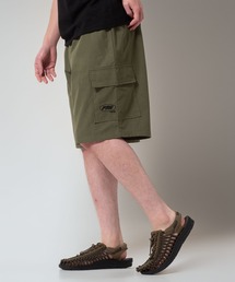 (SA) ツイル ワンポイント カーゴハーフパンツ