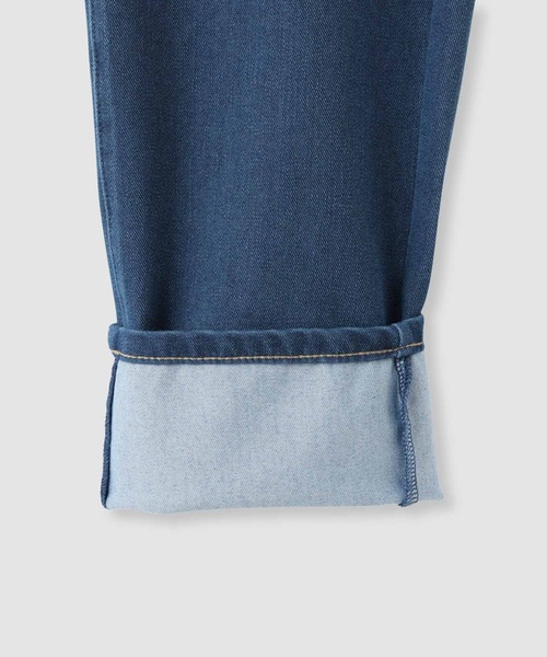 NAVY(ネイビー)の「【SARARI /サラリ】接触冷感 デニムライク ジャージー スリムテーパード パンツ(その他パンツ・レディース・ネイビー/ブラック/ライトブルー・M/S/L/XL)」の7枚目の写真