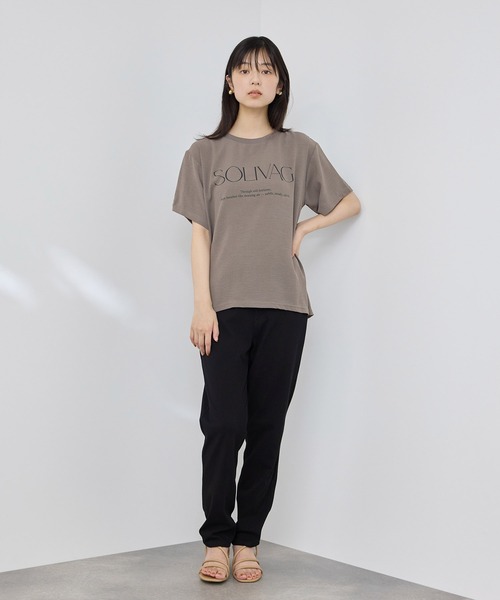 NAVY(ネイビー)の「【SARARI /サラリ】接触冷感 デニムライク ジャージー スリムテーパード パンツ(その他パンツ・レディース・ネイビー/ブラック/ライトブルー・M/S/L/XL)」の14枚目の写真