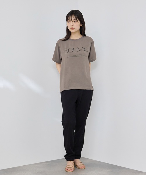 NAVY(ネイビー)の「【SARARI /サラリ】接触冷感 デニムライク ジャージー スリムテーパード パンツ(その他パンツ・レディース・ネイビー/ブラック/ライトブルー・M/S/L/XL)」の15枚目の写真