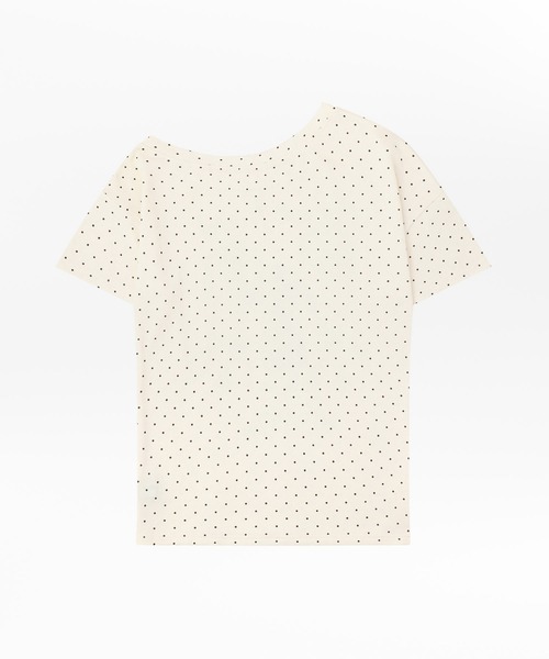 HOOK（フック）の「HOOK for girls ナロータイ付きワンショルダー半袖Tシャツ (SS)（Tシャツ/カットソー・レディース・ブラック/ライトベージュ・FREE）」の7枚目の写真