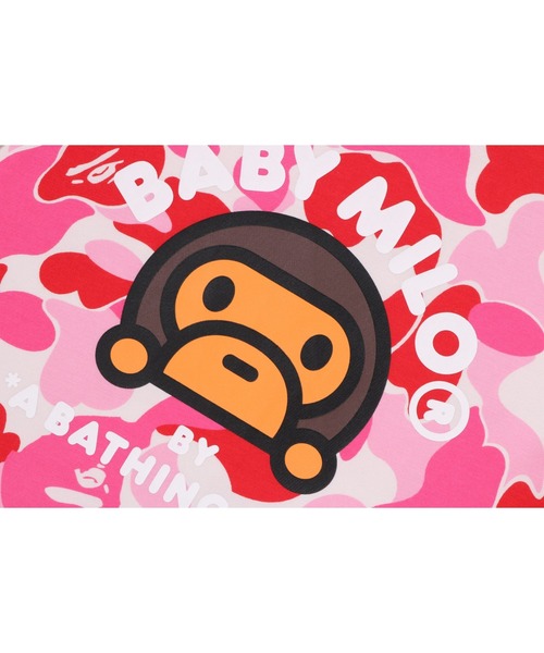 A BATHING APE(アベイシングエイプ)の「ABC CAMO BABY MILO TEE(Tシャツ/カットソー・キッズ・ブルー/ピンク/イエロー・110/130/120/90/100/140)」の9枚目の写真