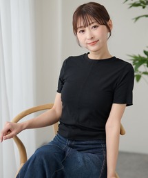 メロウ フリル 半袖 コンパクト トップス