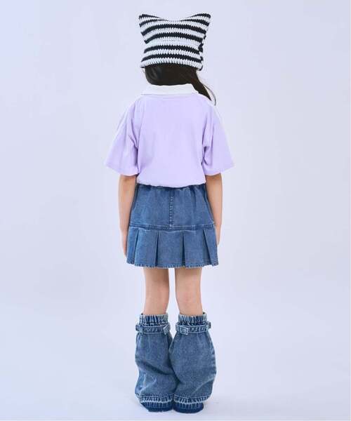 minimal(ミニマル)の「【インナーつき】ハーフジップクロップド半袖Tシャツセット(Tシャツ/カットソー・キッズ・ブラック/ラベンダー/オフホワイト・140cm/110cm/120cm/100cm/130cm)」の22枚目の写真