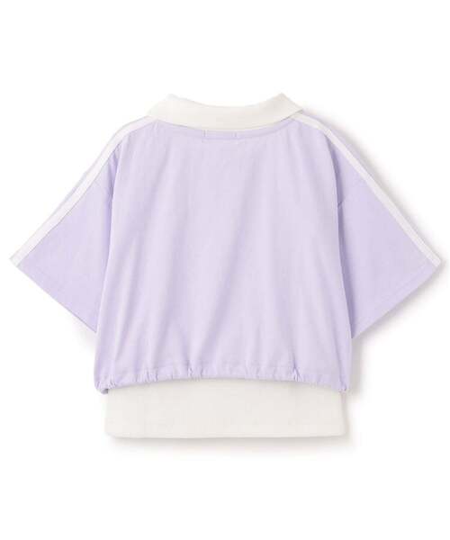 minimal(ミニマル)の「【インナーつき】ハーフジップクロップド半袖Tシャツセット(Tシャツ/カットソー・キッズ・ブラック/ラベンダー/オフホワイト・140cm/110cm/120cm/100cm/130cm)」の15枚目の写真