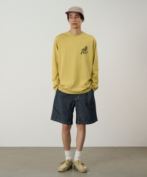 Kinetics(キネティクス)の「Gramicci JAPANESE CHAMBRAY SHORT(グラミチ ジャパニーズ シャンブレー ショーツ)(デニムパンツ・メンズ・ネイビー/ブルー・MEDIUM/XX-LARGE/X-LARGE/LARGE)」の14枚目の写真