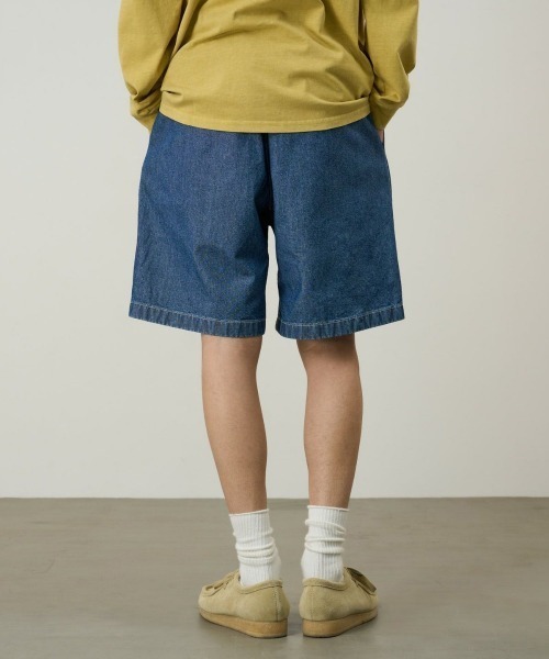 Kinetics(キネティクス)の「Gramicci JAPANESE CHAMBRAY SHORT(グラミチ ジャパニーズ シャンブレー ショーツ)(デニムパンツ・メンズ・ネイビー/ブルー・MEDIUM/XX-LARGE/X-LARGE/LARGE)」の5枚目の写真