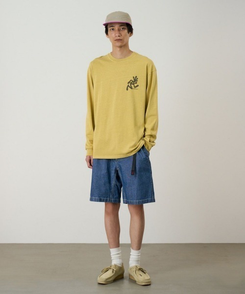 Kinetics(キネティクス)の「Gramicci JAPANESE CHAMBRAY SHORT(グラミチ ジャパニーズ シャンブレー ショーツ)(デニムパンツ・メンズ・ネイビー/ブルー・MEDIUM/XX-LARGE/X-LARGE/LARGE)」の4枚目の写真