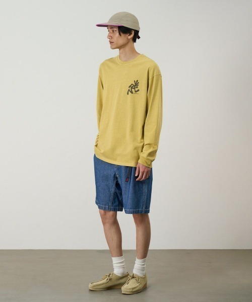 Kinetics(キネティクス)の「Gramicci JAPANESE CHAMBRAY SHORT(グラミチ ジャパニーズ シャンブレー ショーツ)(デニムパンツ・メンズ・ネイビー/ブルー・MEDIUM/XX-LARGE/X-LARGE/LARGE)」の3枚目の写真